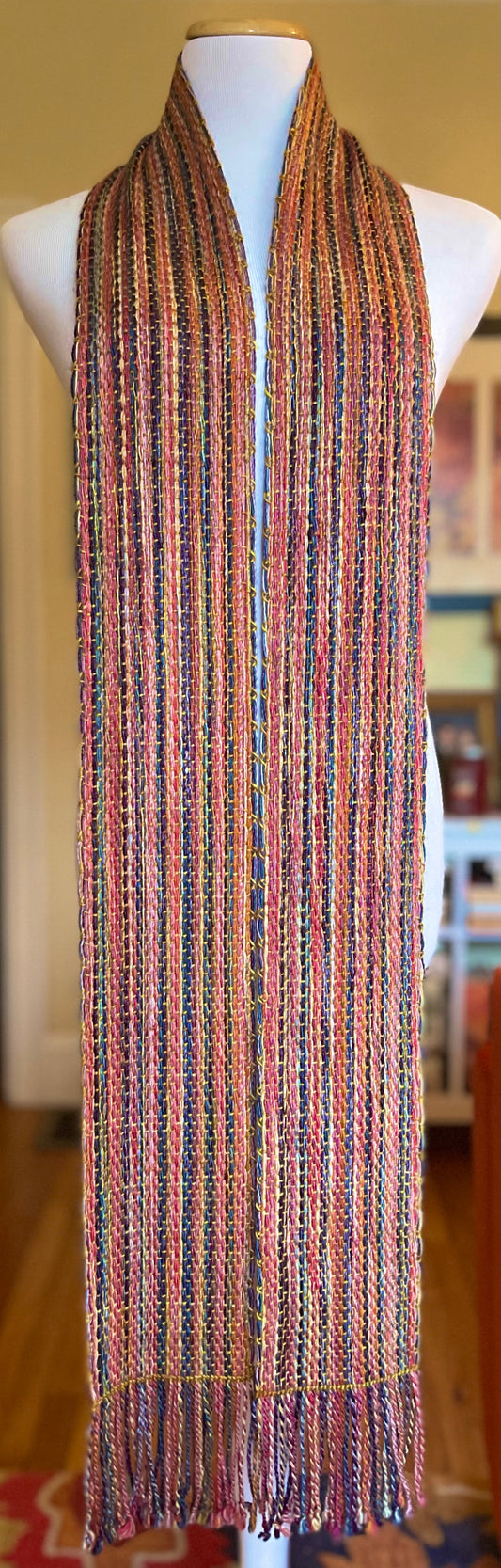 Skinny Scarf Handwoven by The Village Weaver