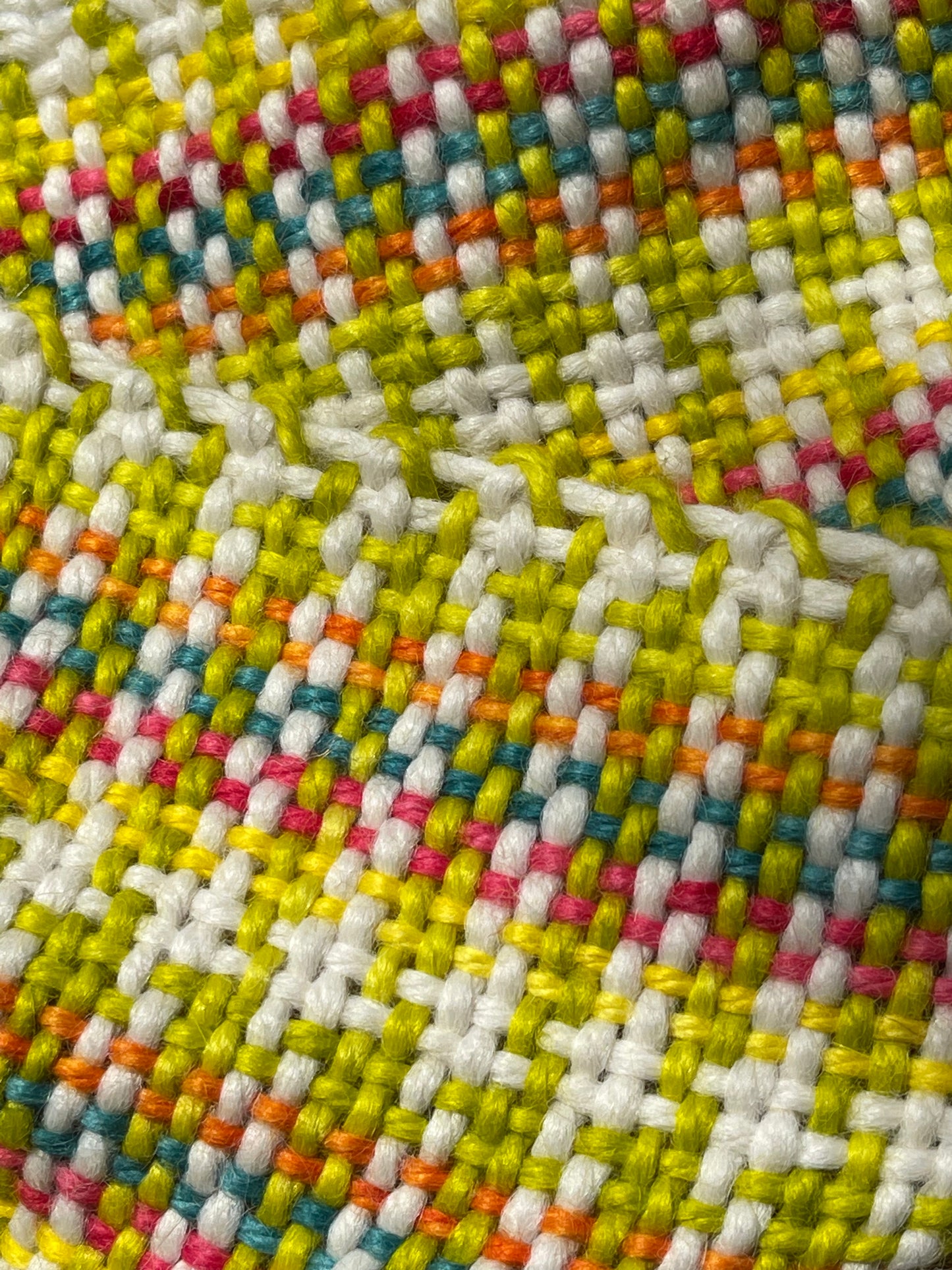 Baby Alpaca Bright Handwoven Scarf by The Village Weaver