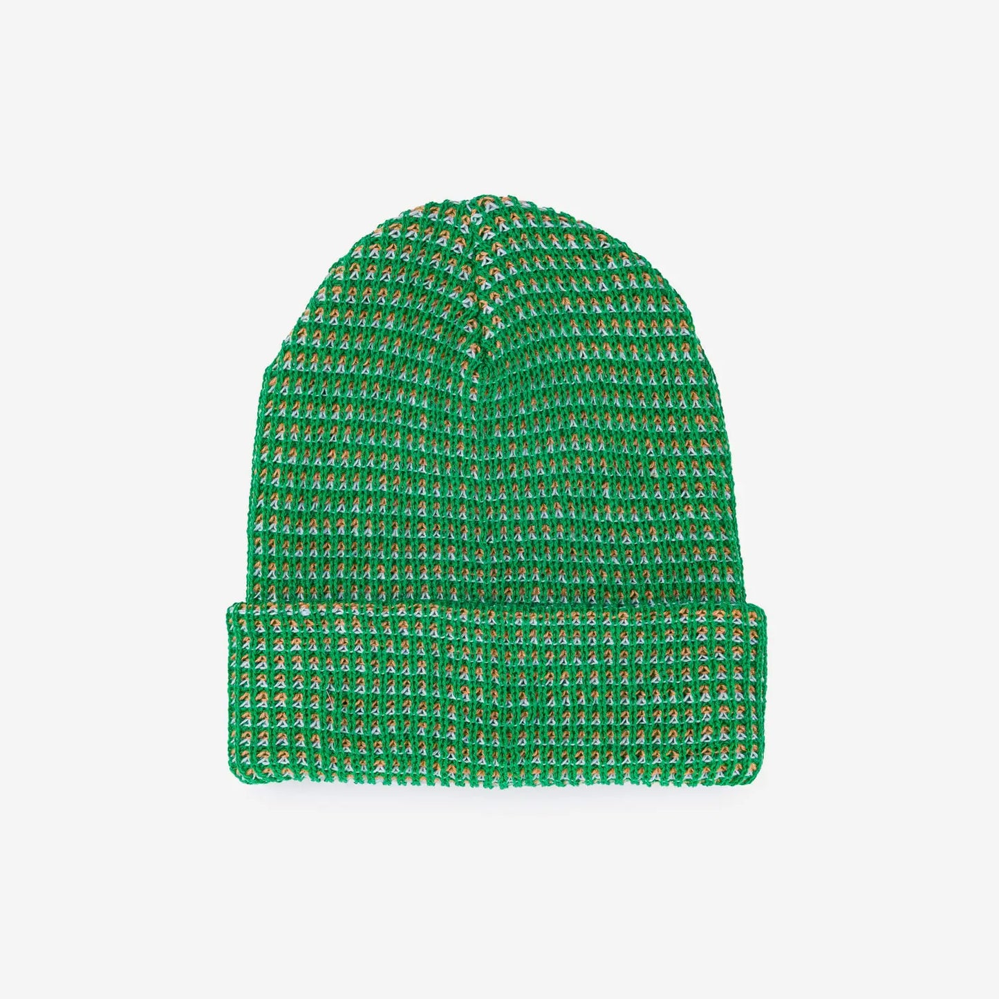 Simple Grid Knit Beanie Hat