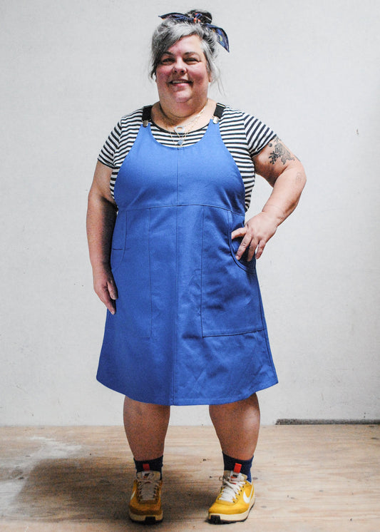 True Blue Suspender Dress