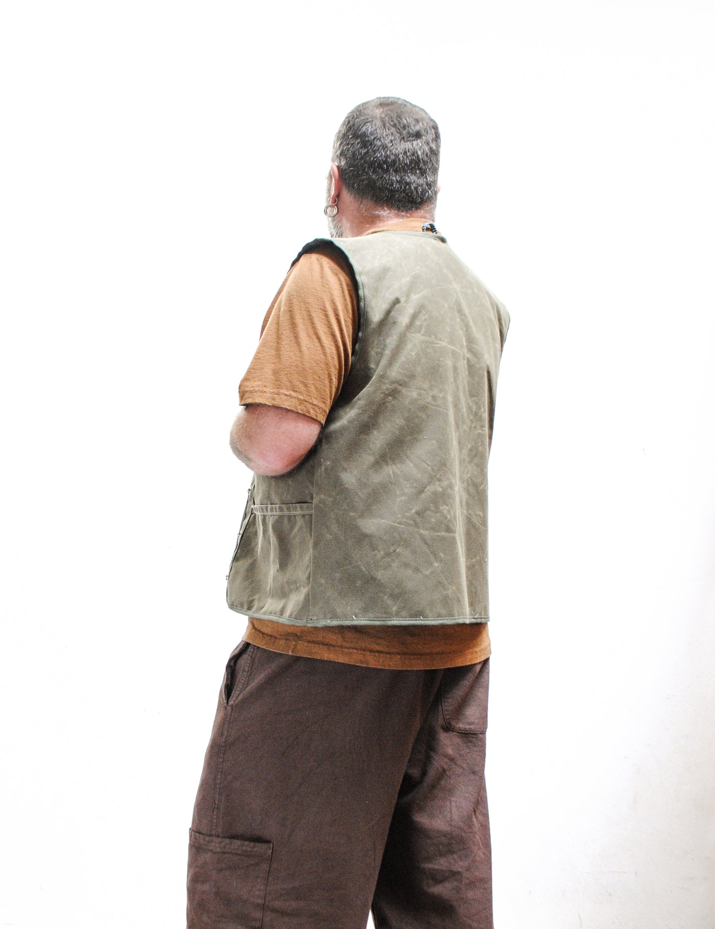 Made To Order Waxed Canvas Shop Vest