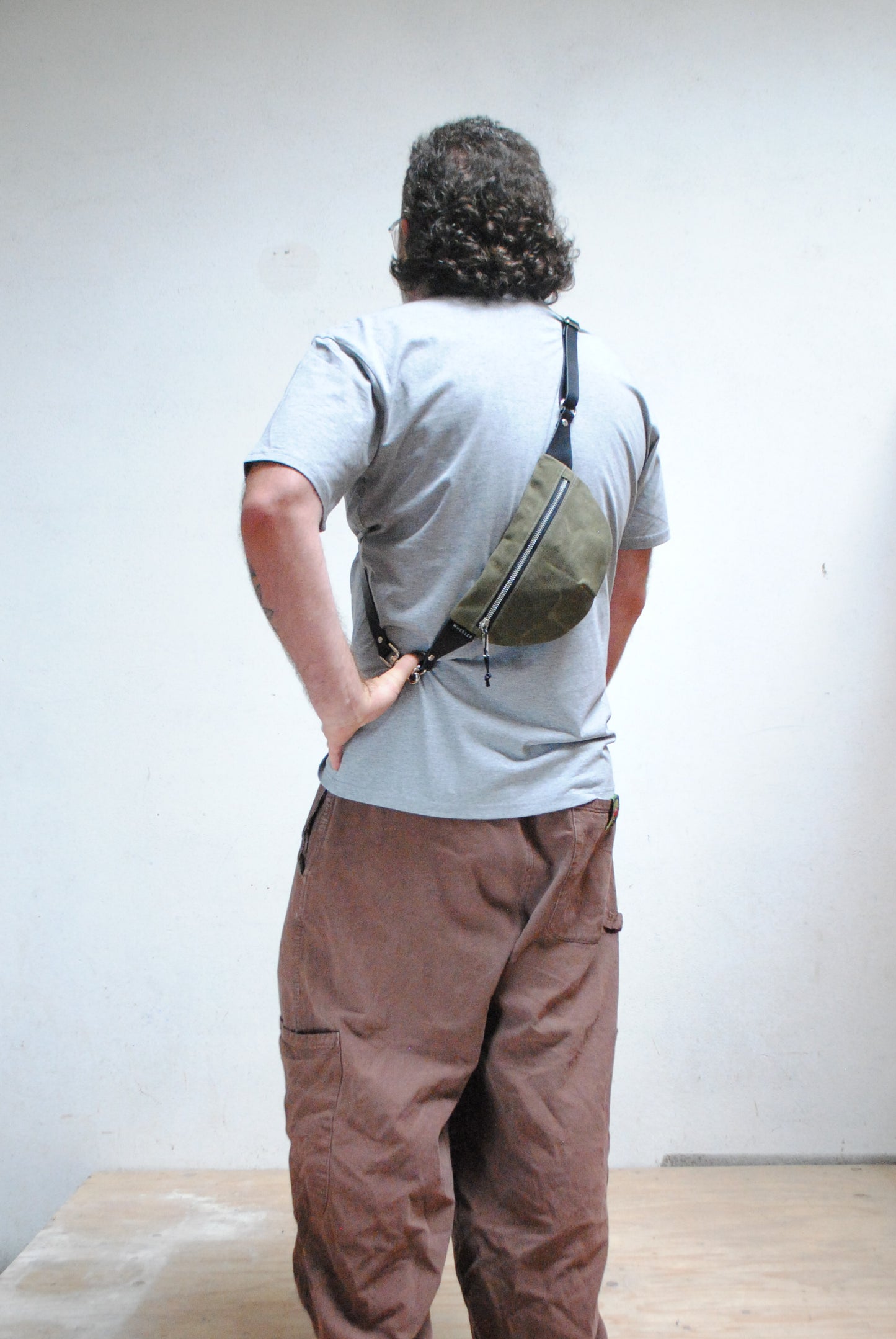 Waxed Canvas Fanny Pack