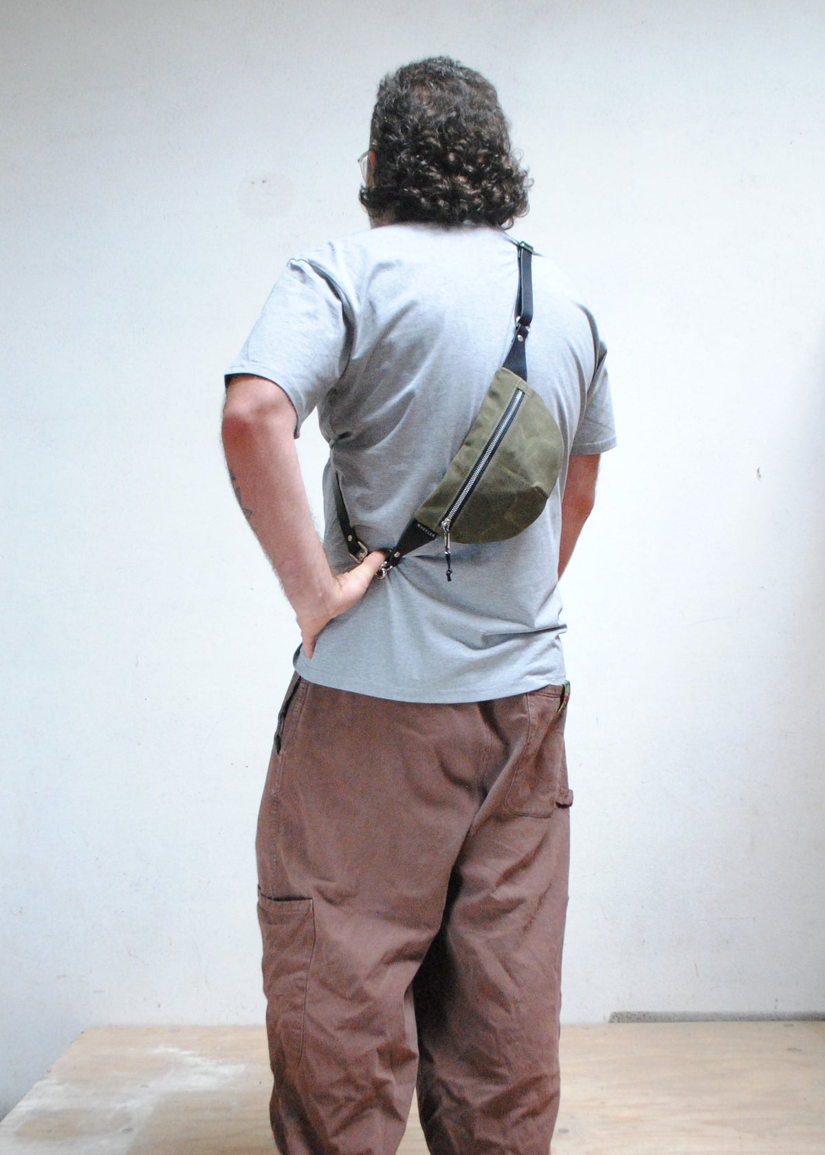 Waxed Canvas Fanny Pack
