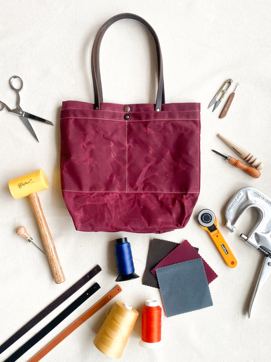 Waxed Canvas Tote Class
