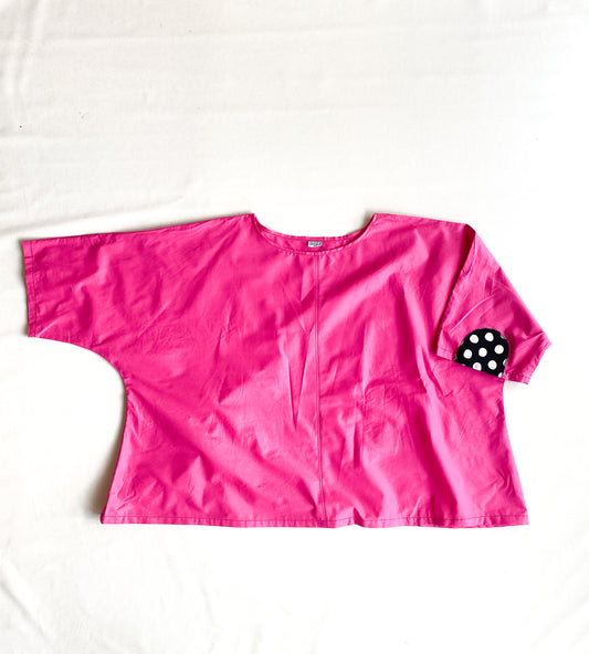 Hot Pink Elbow Shirt - 6XL+