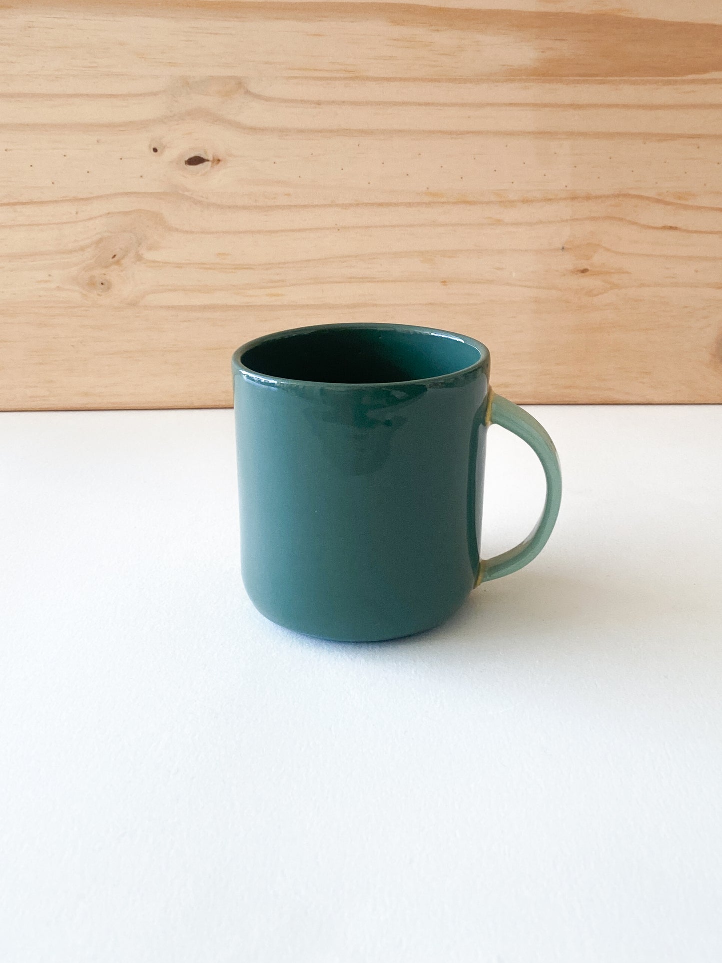 Teal Colorblock Mug