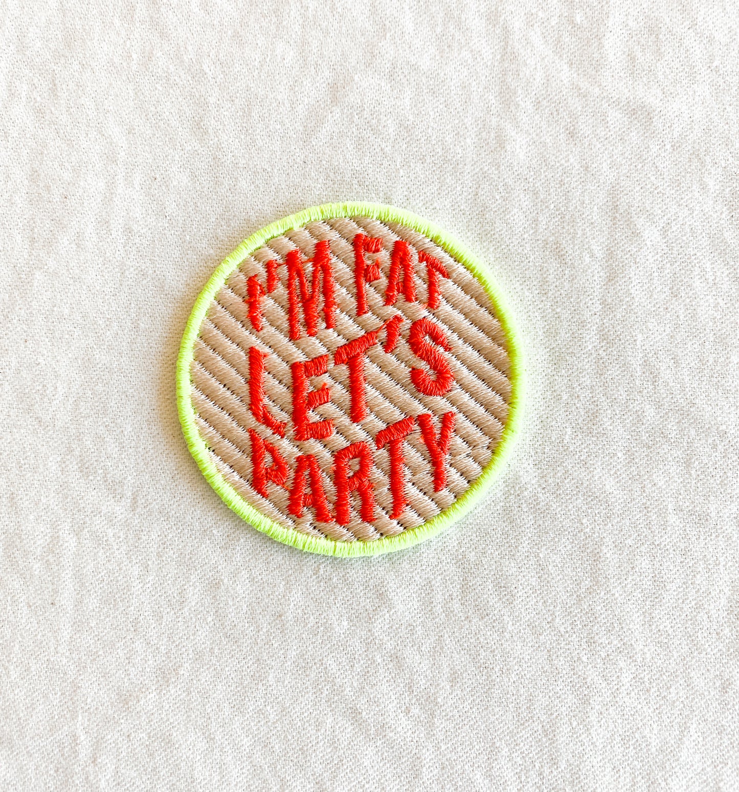 I'm Fat Let's Party Patch