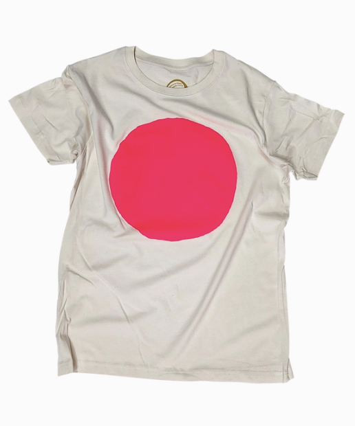 Circle Tee - Fluro Pink