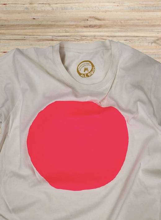 Circle Tee - Fluro Pink