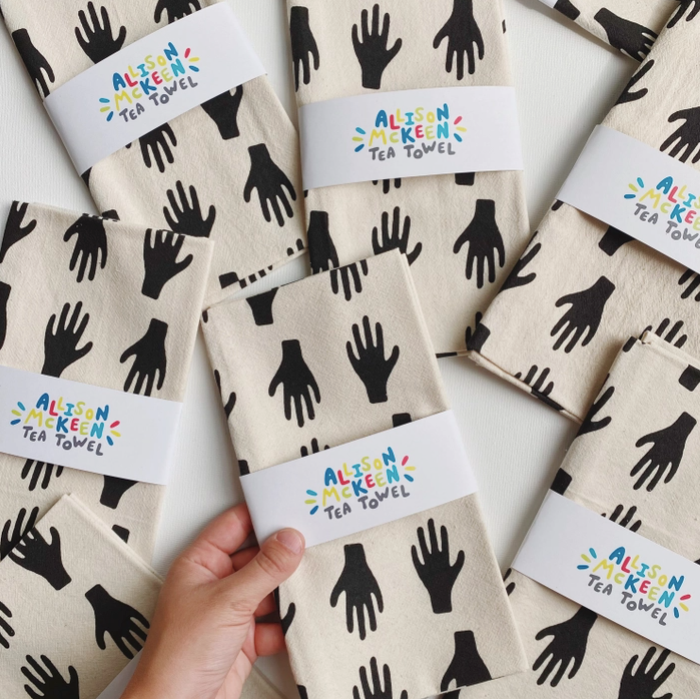 Hands Tea Towel