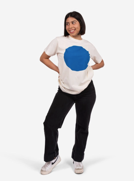 Circle Tee - Cobalt