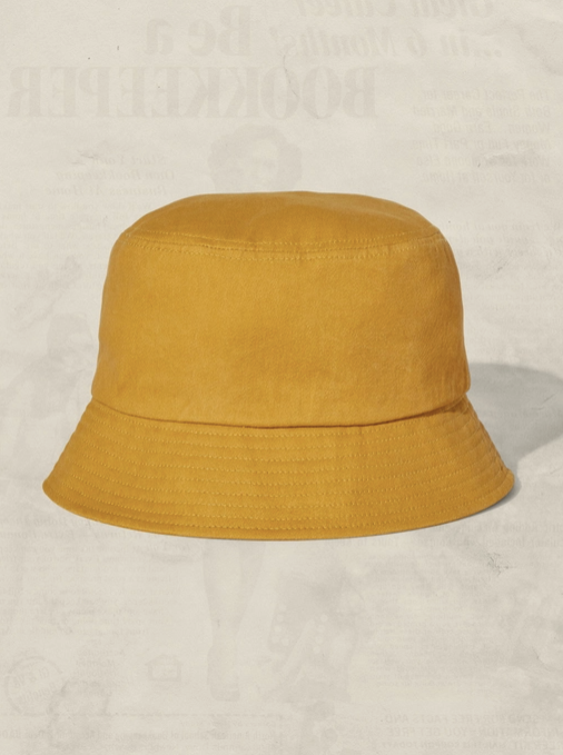 Bucket Hat in Washed Cotton