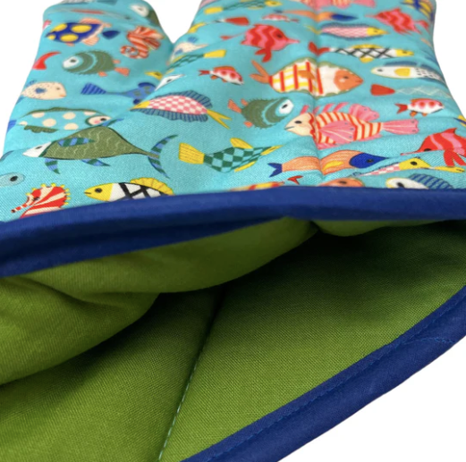 Tropical Fish Oven Mitt