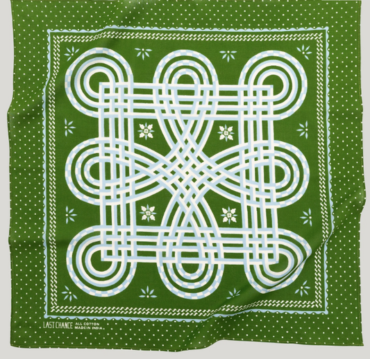 Love Knot Bandana - Olive