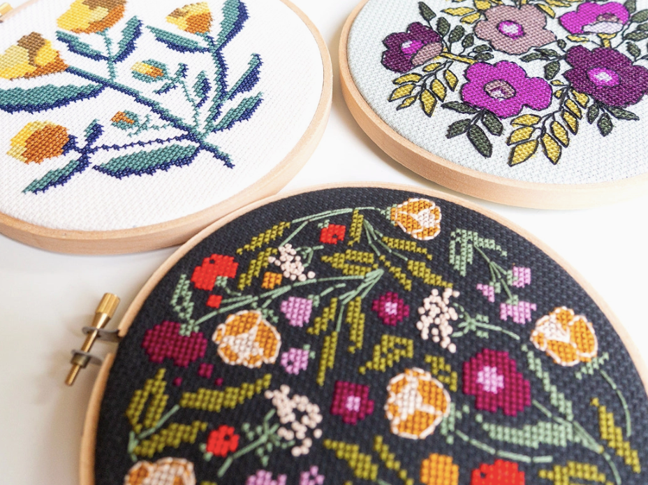 Violet Vibes Cross Stitch Kit