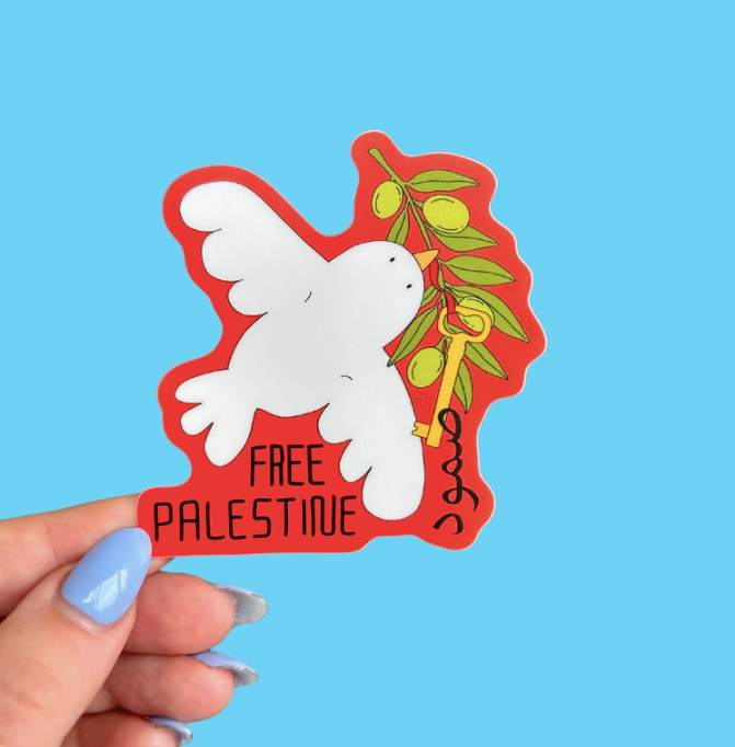 Free Palestine Sticker