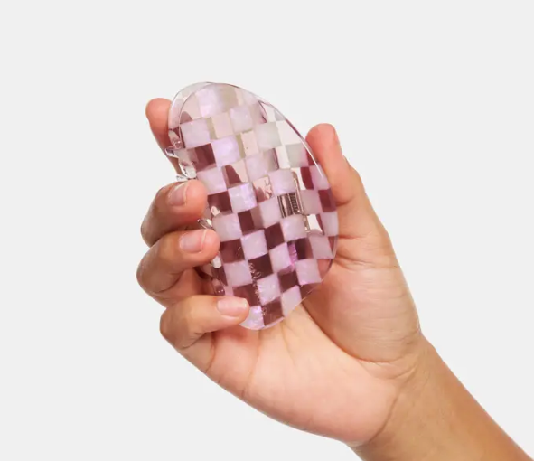 Checker Claw in Smoky Quartz