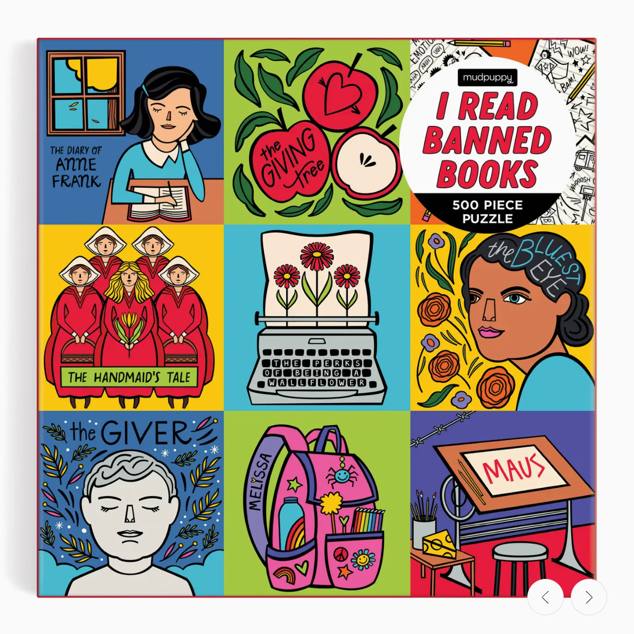 I Read Banned Books 500 Piece Puzzle