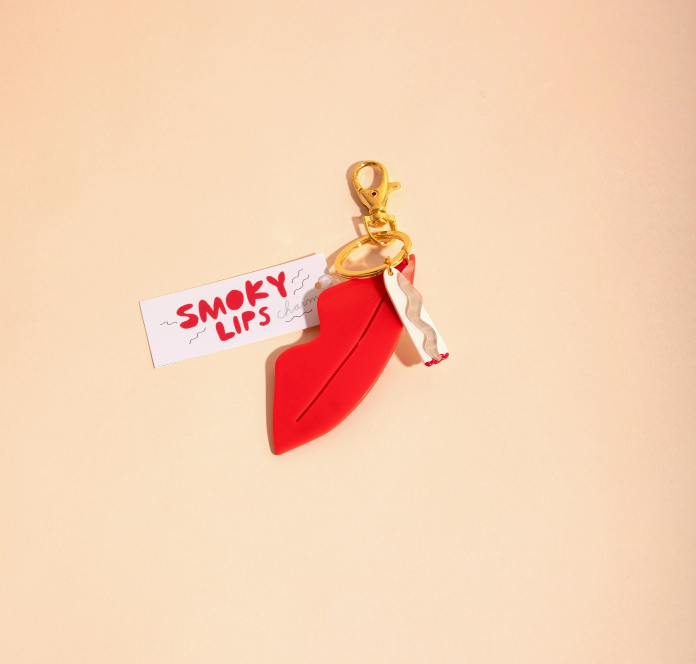 Smoky Lips Charm/Keyring