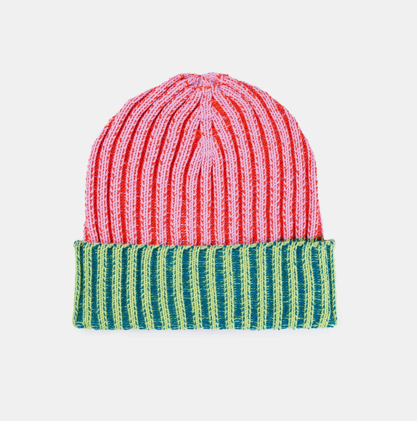 Big Stripe Beanie - Poppy Lilac