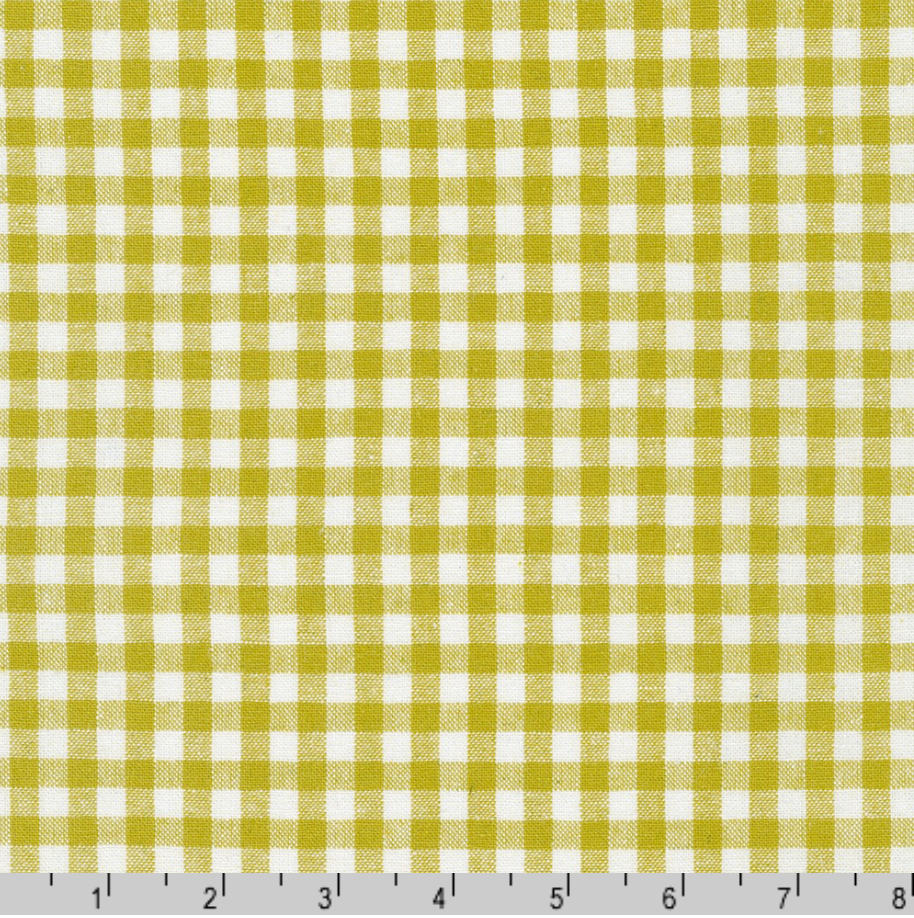 Kaufman Essex Yarn Dyed Gingham Mustard