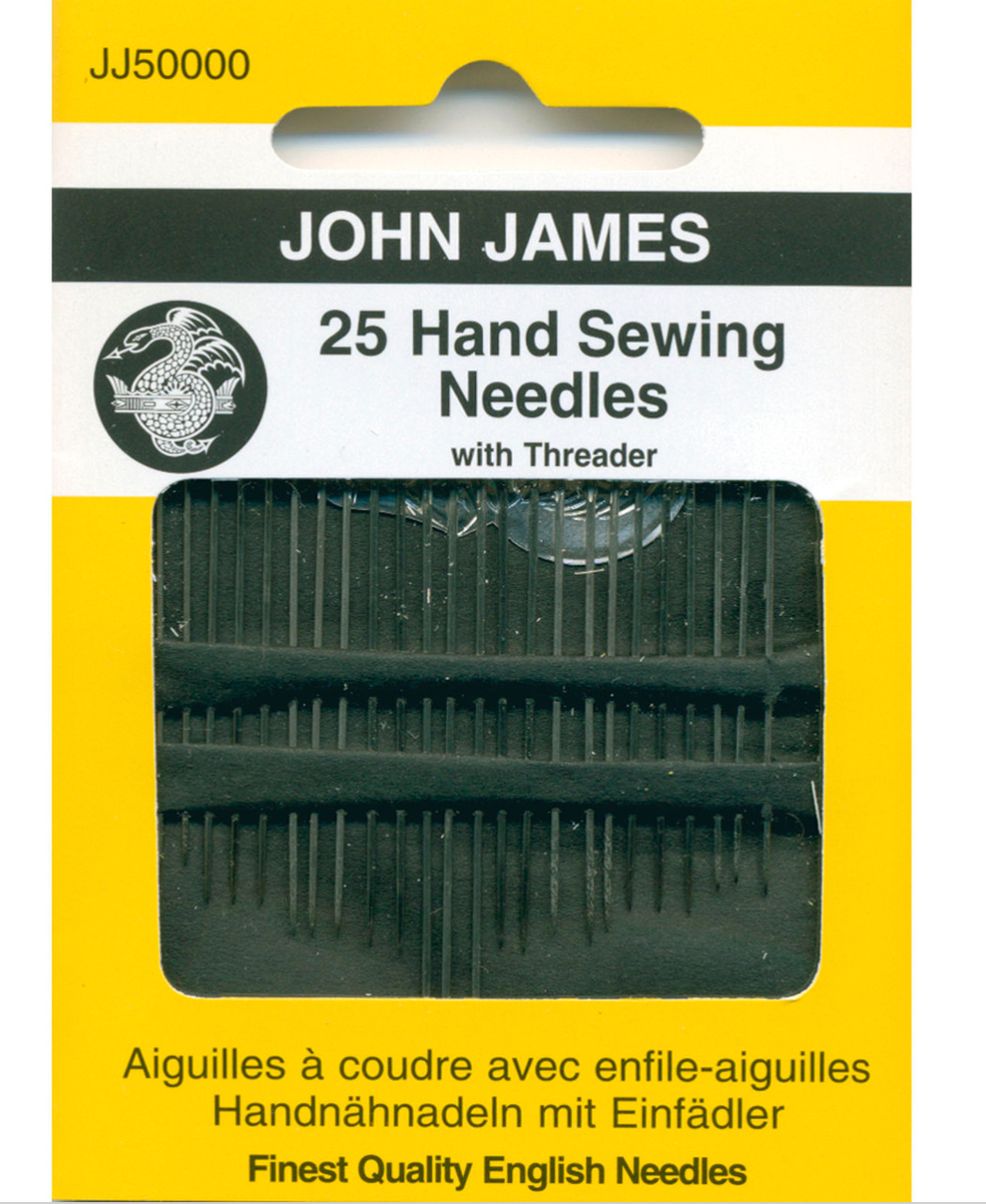 25 Needles for Hand Sewing, Asst.