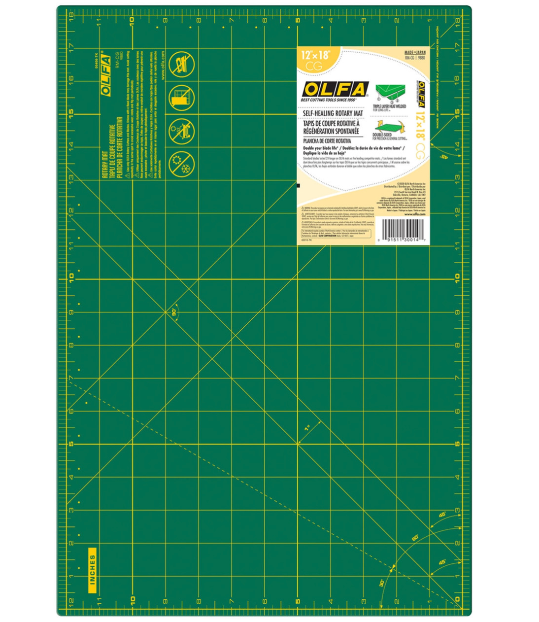 Self Healing Rotary Mat 12x18"