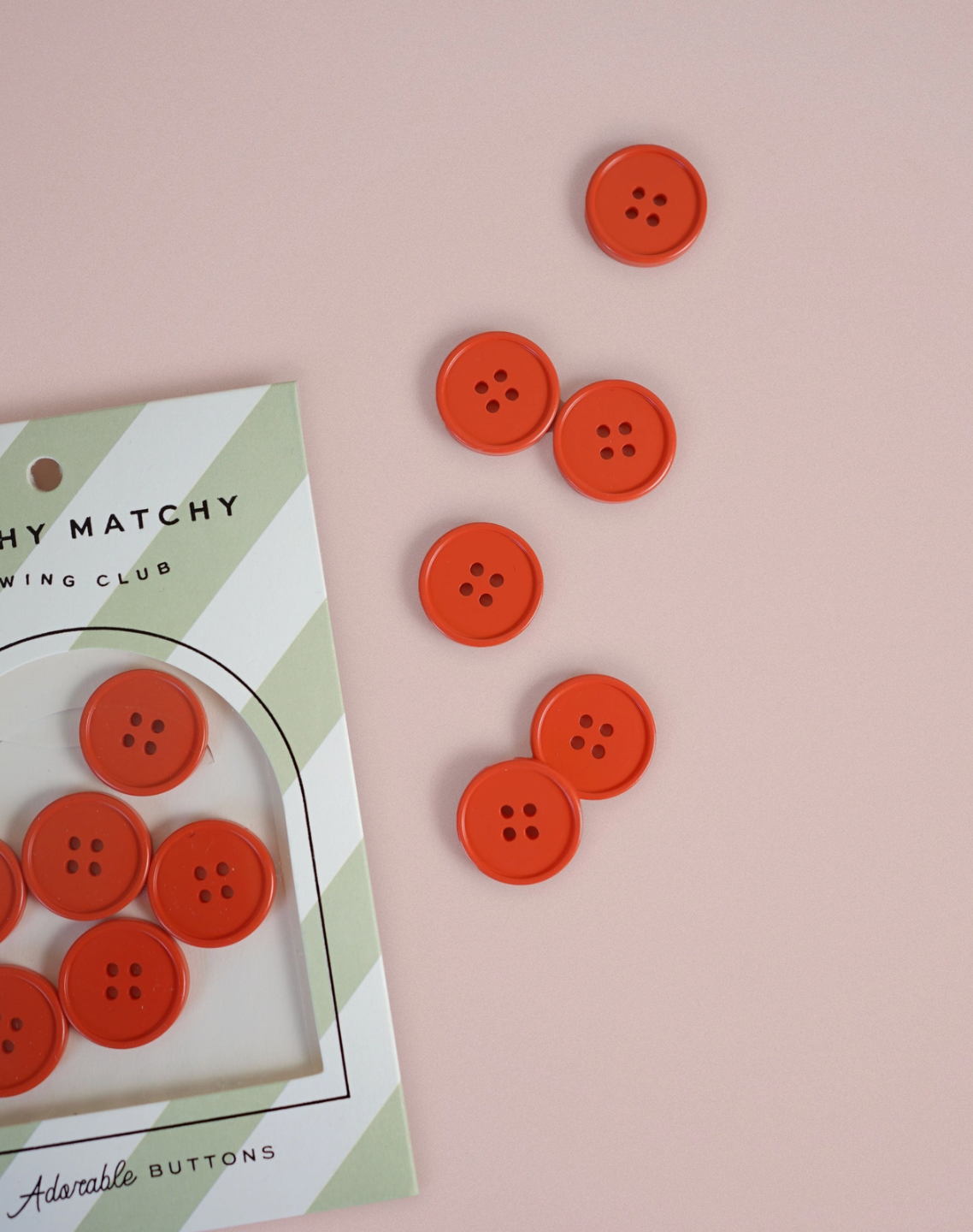 Tomato Retro Buttons