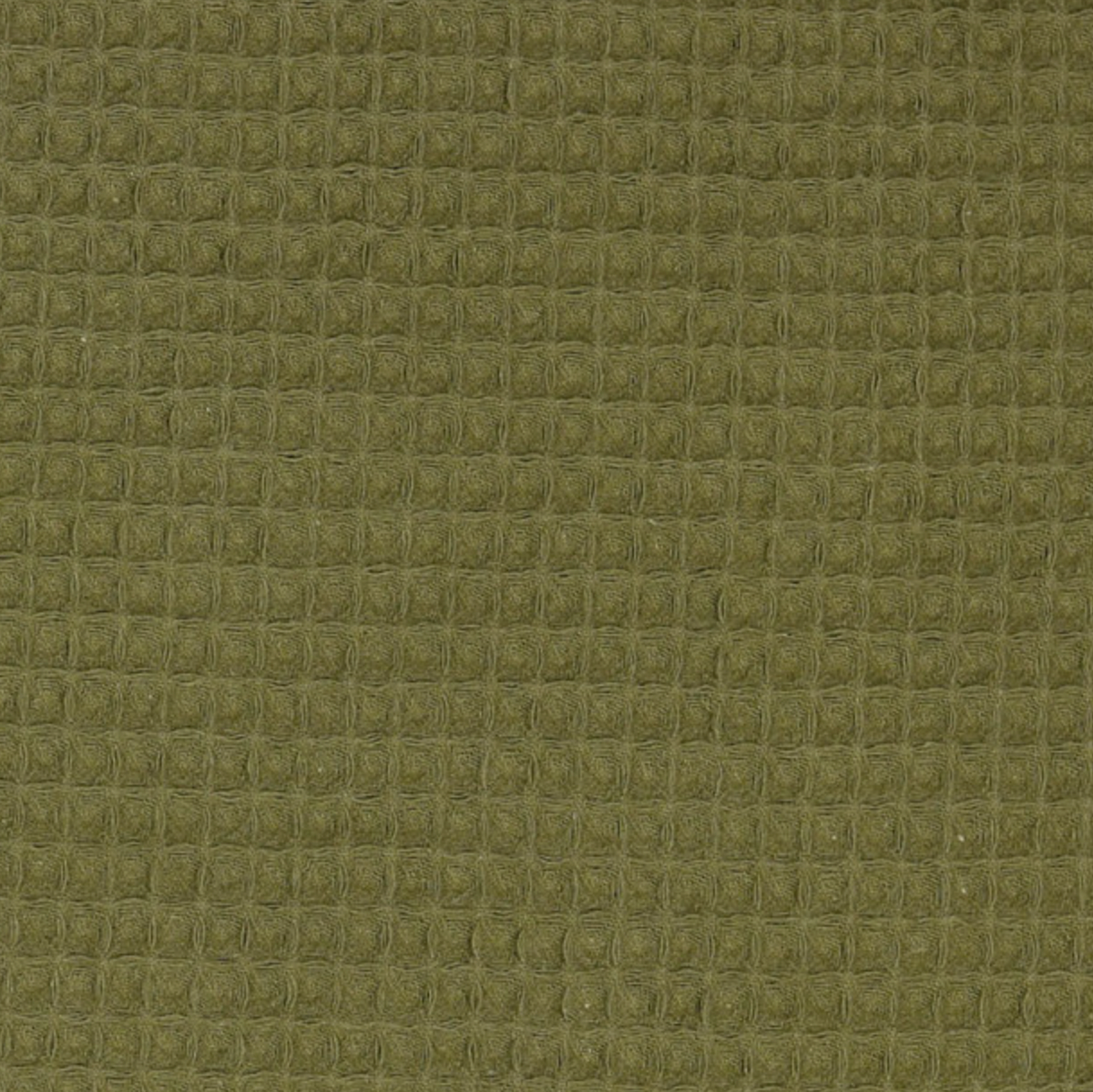 Moss Green Cotton Waffle