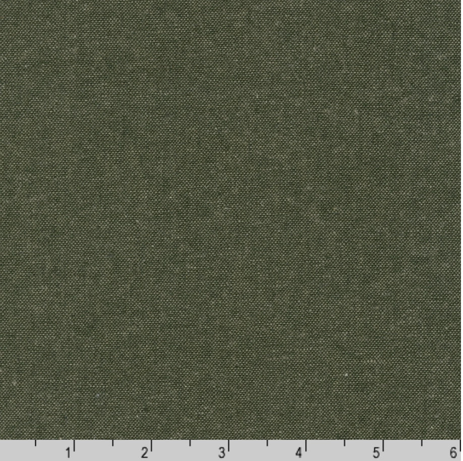Kaufman Essex Yarn Dyed Army