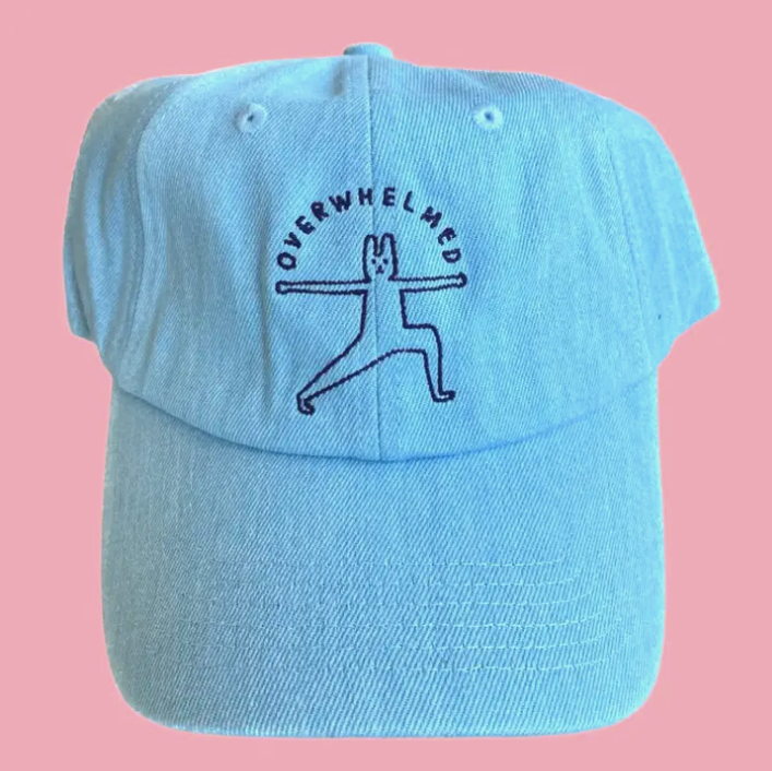 Overwhelmed Denim Hat