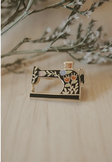 Sewing Machine Enamel Pin