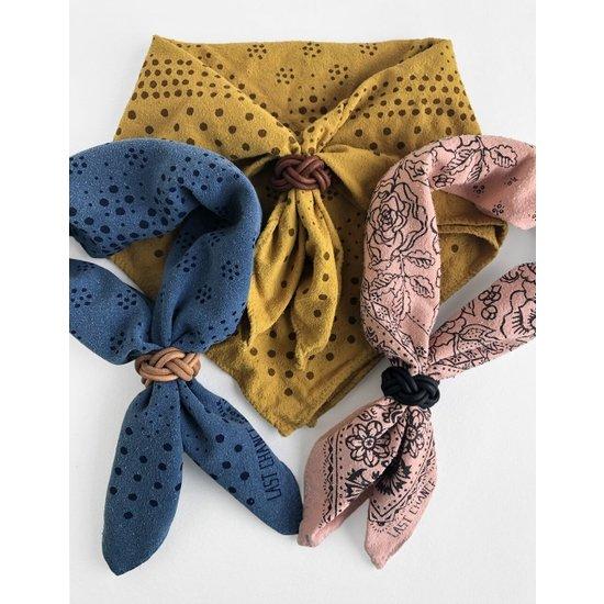 3 Braided Scarf Slides on Scarves.
