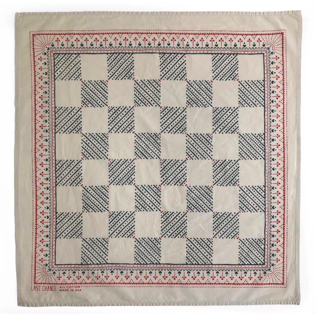 Checker Bandana - Sand