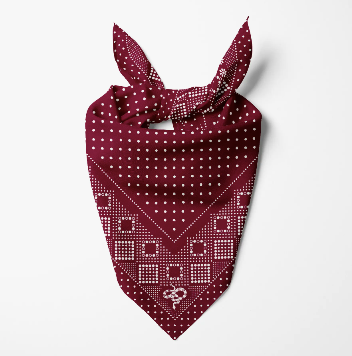 Daisy Bandana - Sangria