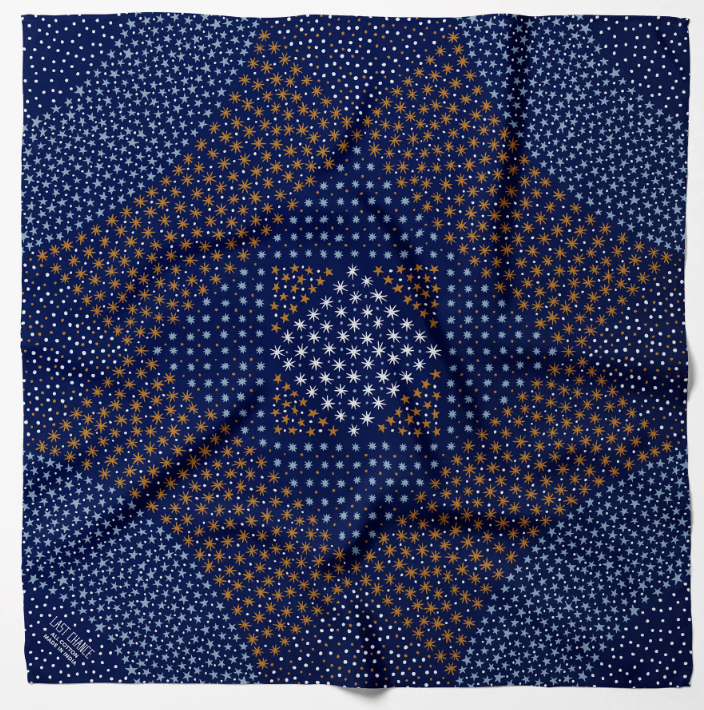 Starry Bandana - Navy