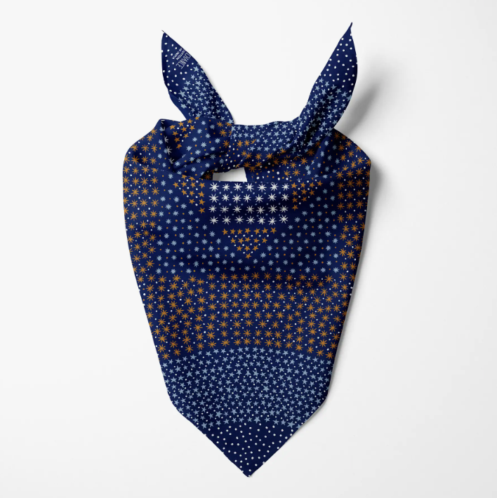 Starry Bandana - Navy