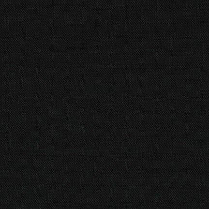 Swatch of black linen for suspender dress.