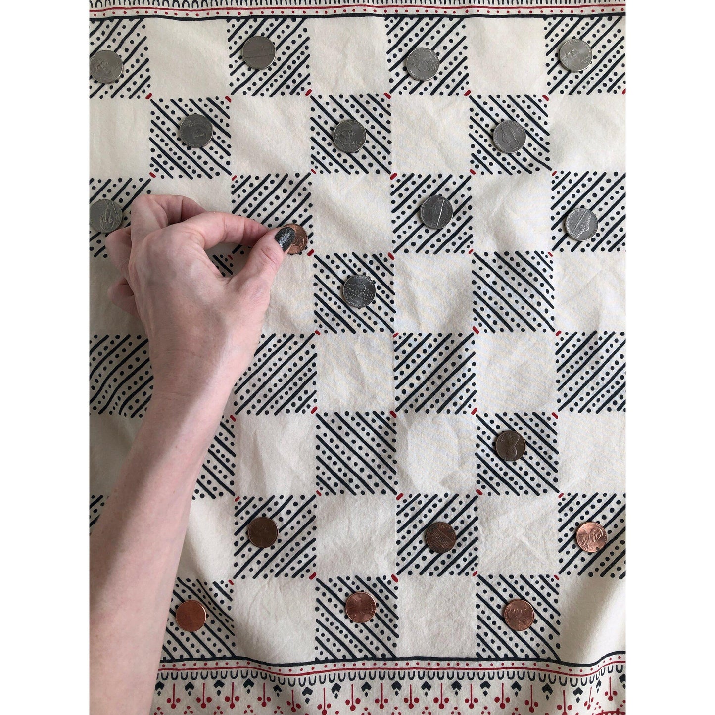 Checker Bandana - Sand