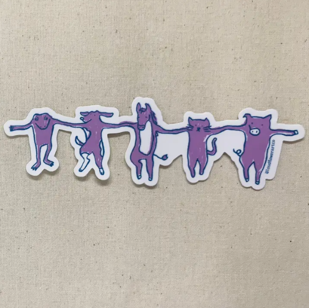 Existential Dancers Sticker