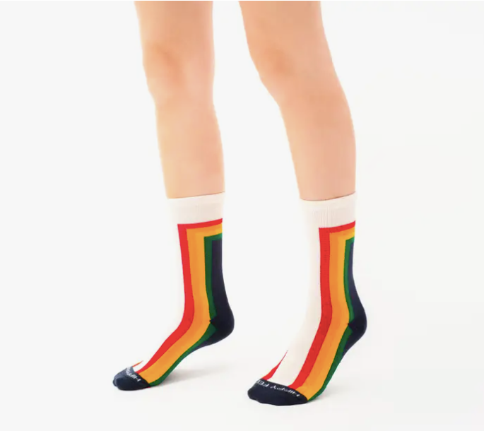 Bobby McGee Rainbow Crew Sock