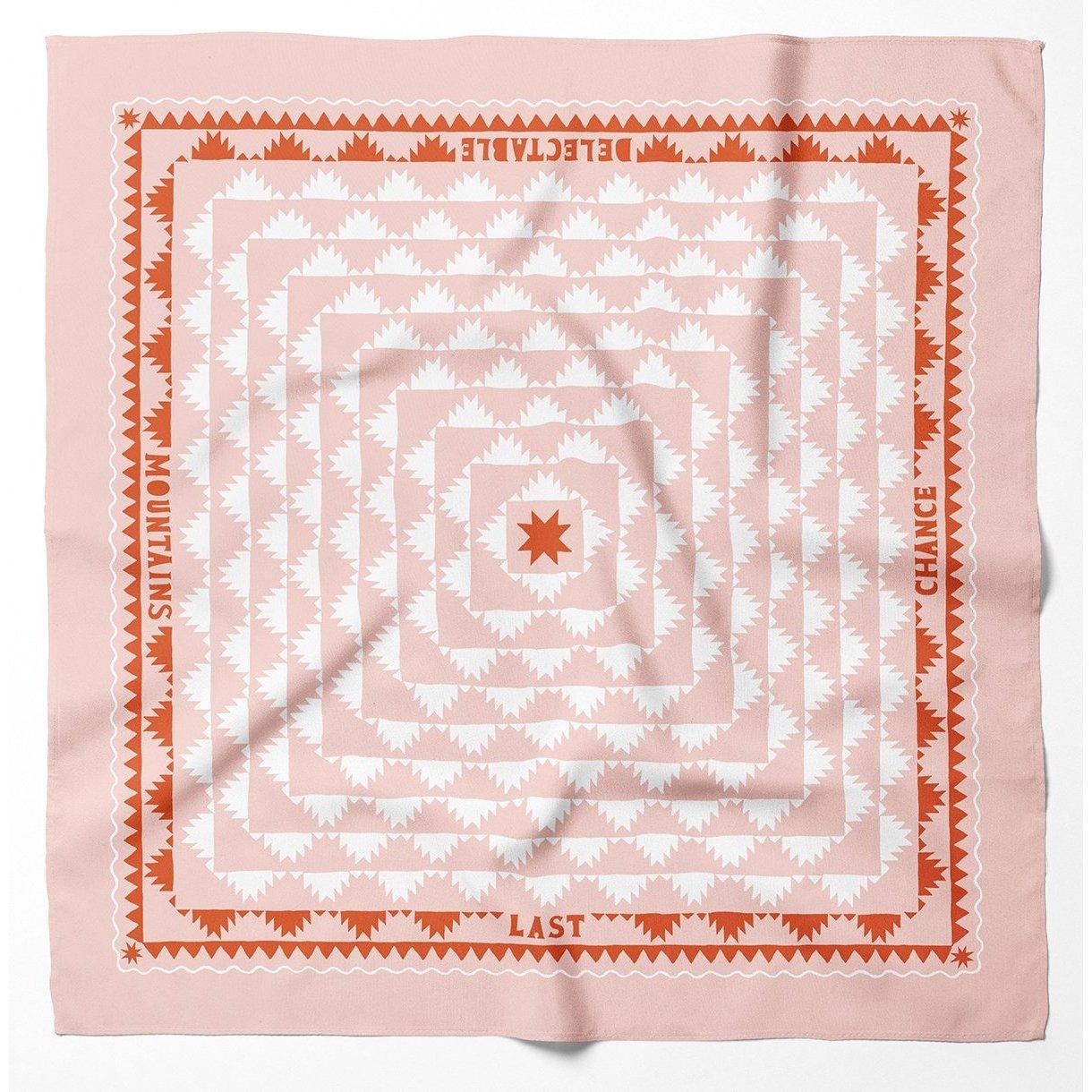 Delectable Mountains Organic Cotton Bandana.