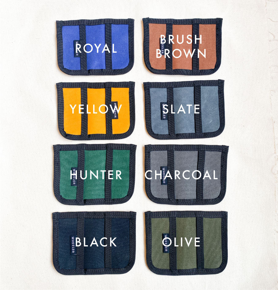 Color names on Card Holder.