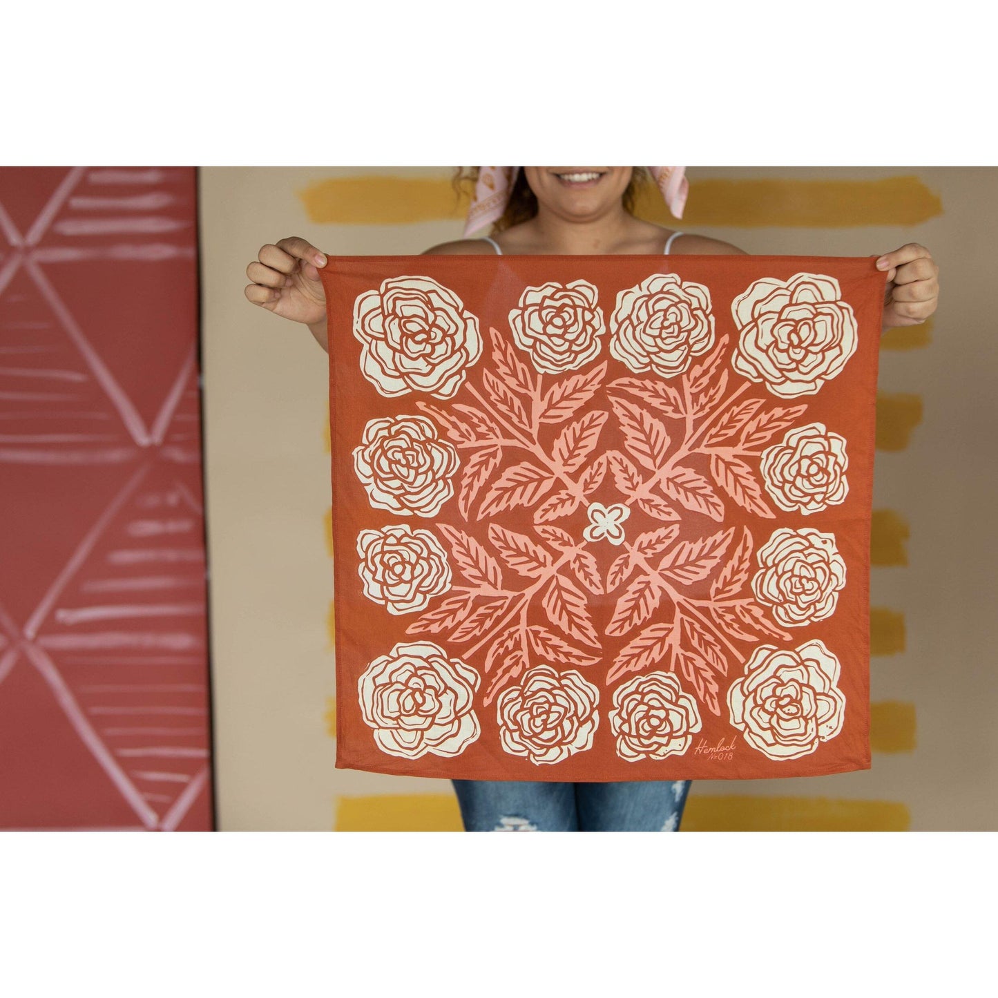 No. 018 Rose Bandana