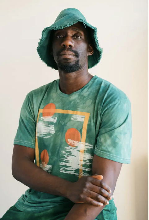 Forest Birch Hand Dyed and Block Printed T-Shirt