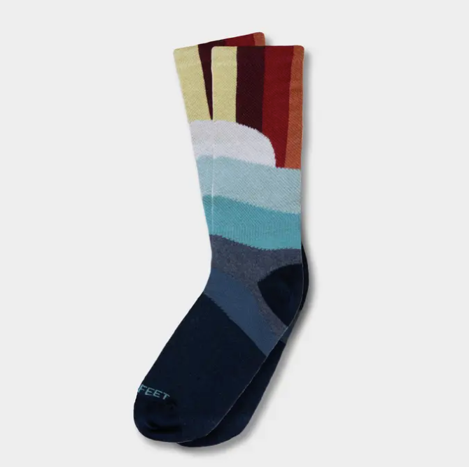 Sunset Lover Crew Sock