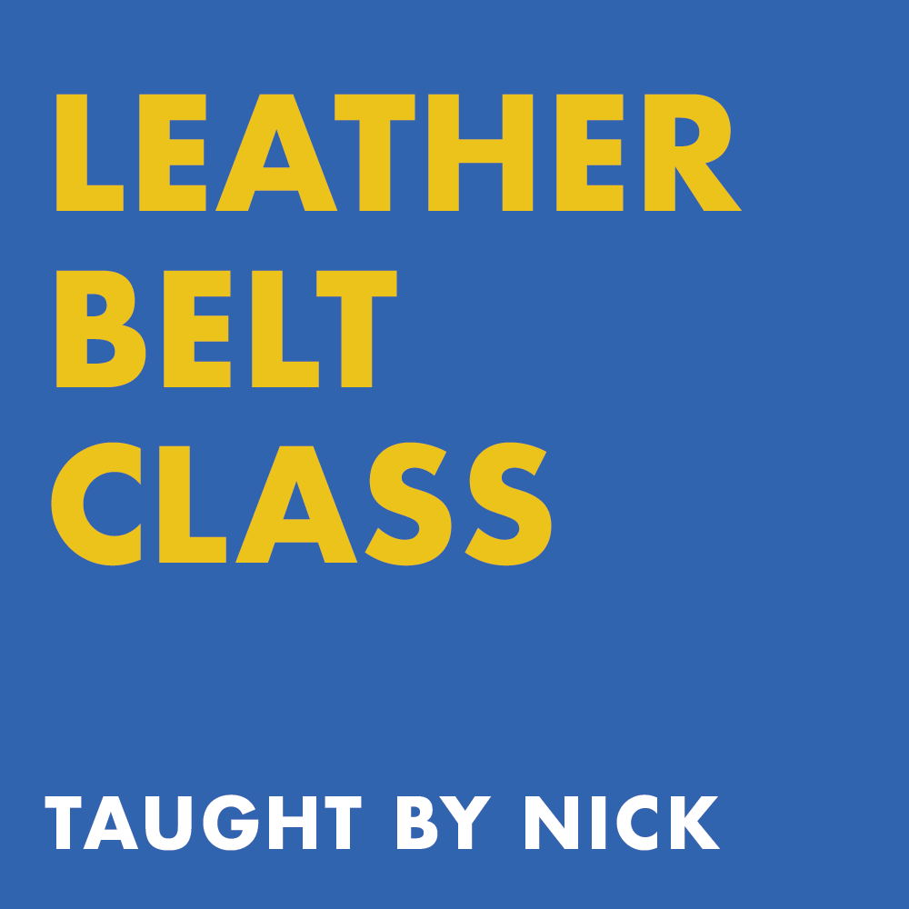 Leather Belt Class