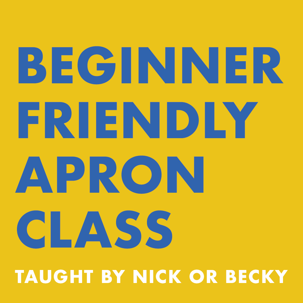 Beginner Friendly Apron Class