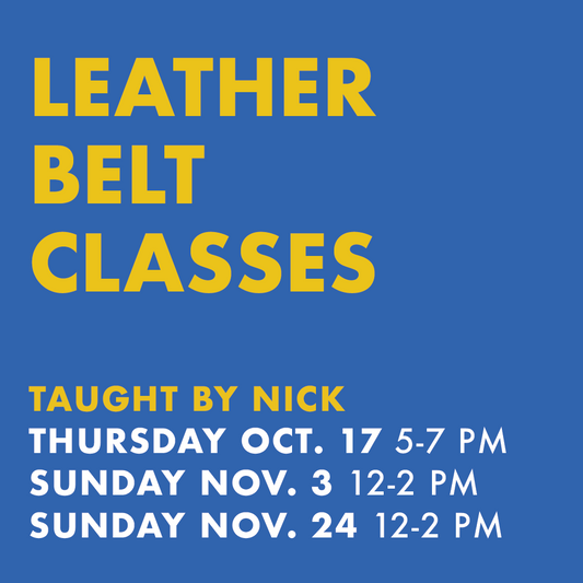 Leather Belt Class