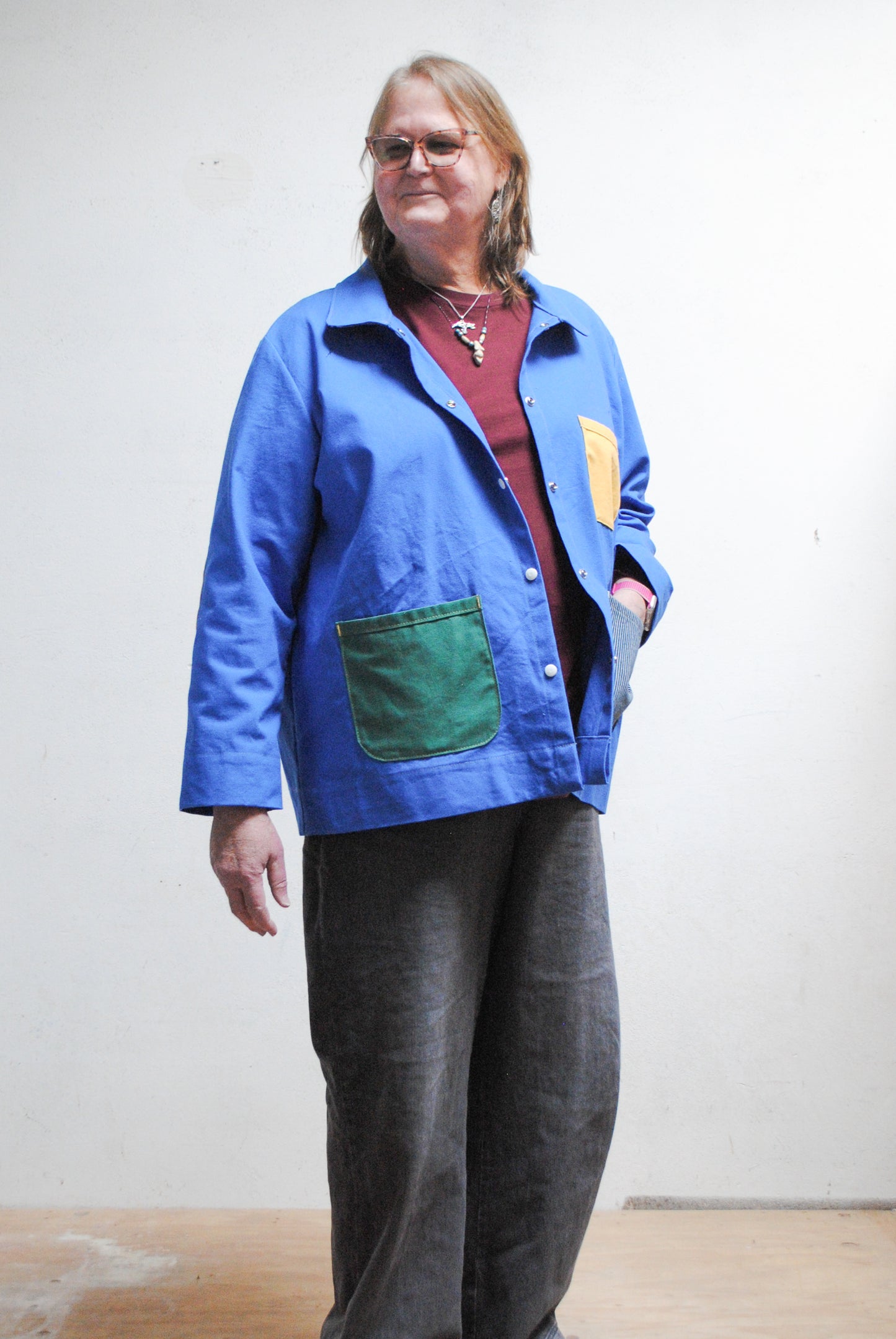 Organic Canvas Colorblock Jacket